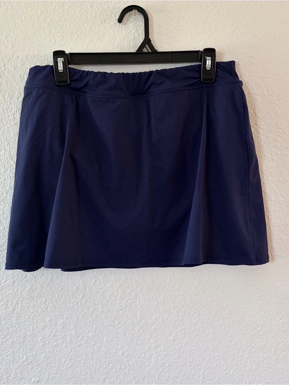 Lands' End woman’s Navy Athletic/swim skirt size 12 large summer beach workout